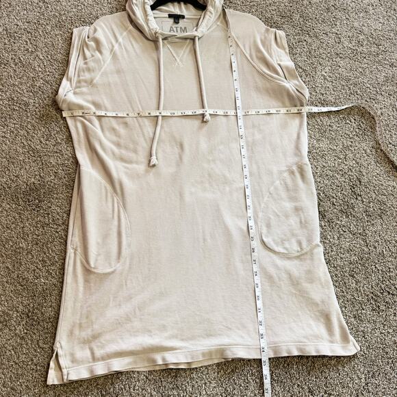 ATM Anthony Thomas Melillo Hoodie Sleevless Dress Medium - Picture 5 of 6